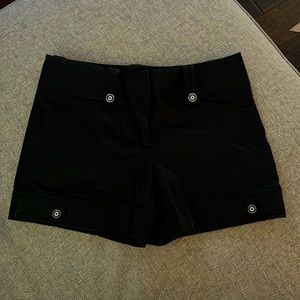 White House Black Market, Black Shorts, Size 00